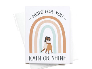 Here For You Rain or Shine Greeting Card-Greeting Cards-Easyhand Goods – formerly Onderkast-Summit Lane Boutique, Women's Apparel and Gifts located in Grand Rapids, MI