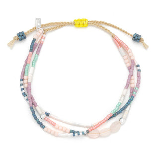 Mixed Media Bracelet - Heart/Rose Quartz/Silver-Bracelets-Scout Curated Wears-Summit Lane Boutique, Women's Apparel and Gifts located in Grand Rapids, MI