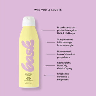 Bask Spf 50 Non-Aerosol Spray Sunscreen-Sunscreen-Bask Sunscreen-Summit Lane Boutique, Women's Apparel and Gifts located in Grand Rapids, MI