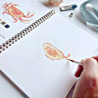 Seaside watercolor workbook-Stationary-emily lex studio-Summit Lane Boutique, Women's Apparel and Gifts located in Grand Rapids, MI