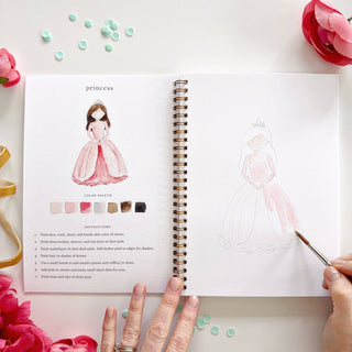 Fairytale watercolor workbook-Stationary-emily lex studio-Summit Lane Boutique, Women's Apparel and Gifts located in Grand Rapids, MI