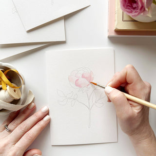 Garden flowers paintable notecards-Stationary-emily lex studio-Summit Lane Boutique, Women's Apparel and Gifts located in Grand Rapids, MI