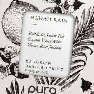 Brooklyn Candle Hawaii Rain-Pura Fragrance Refill-Pura-Summit Lane Boutique, Women's Apparel and Gifts located in Grand Rapids, MI