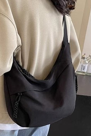 Crescent Crossbody Bag-Tote Bag-Zenana-Summit Lane Boutique, Women's Apparel and Gifts located in Grand Rapids, MI