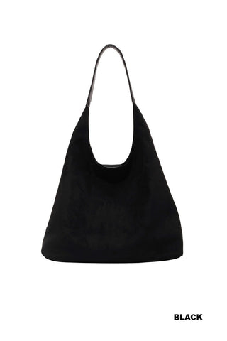 Microsuede Hobo Tote-Purse-Zenana-Summit Lane Boutique, Women's Apparel and Gifts located in Grand Rapids, MI