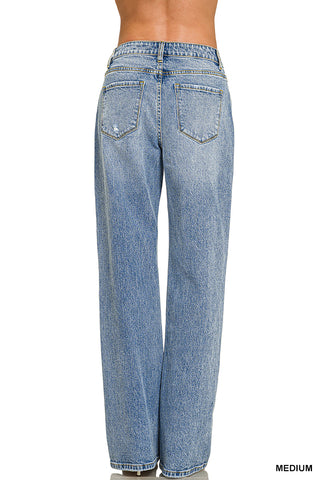 Sutton Wide Leg Jeans-Jeans-Zenana-Summit Lane Boutique, Women's Apparel and Gifts located in Grand Rapids, MI