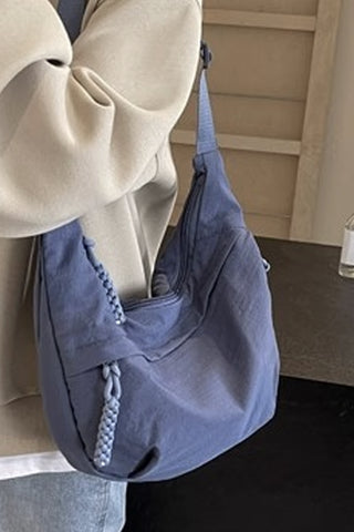 Crescent Crossbody Bag-Tote Bag-Zenana-Summit Lane Boutique, Women's Apparel and Gifts located in Grand Rapids, MI