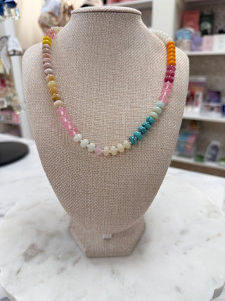 Assorted Stone Bead Necklace