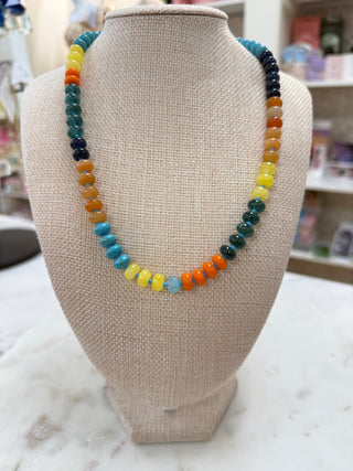 Assorted Stone Bead Necklace