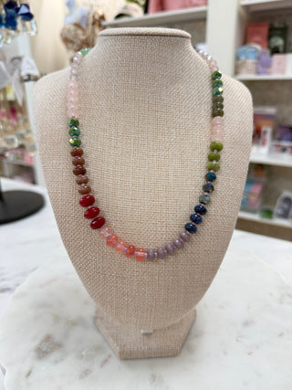 Assorted Stone Bead Necklace