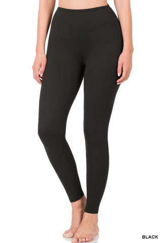 Black Leggings-leggings-Zenana-Summit Lane Boutique, Women's Apparel and Gifts located in Grand Rapids, MI