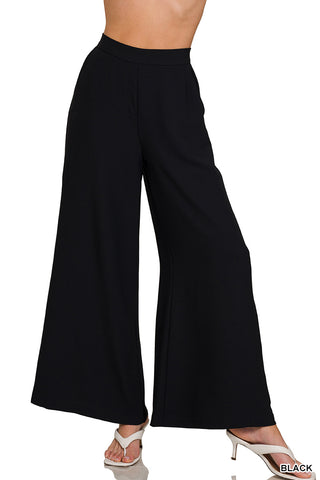 The Jet Set Wide Leg Pants-Pants-Zenana-Summit Lane Boutique, Women's Apparel and Gifts located in Grand Rapids, MI