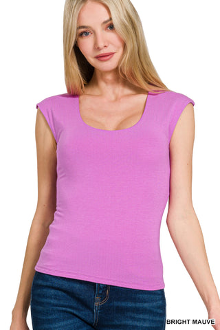 Jupiter Sleeveless Top-Sleeveless-Zenana-Summit Lane Boutique, Women's Apparel and Gifts located in Grand Rapids, MI