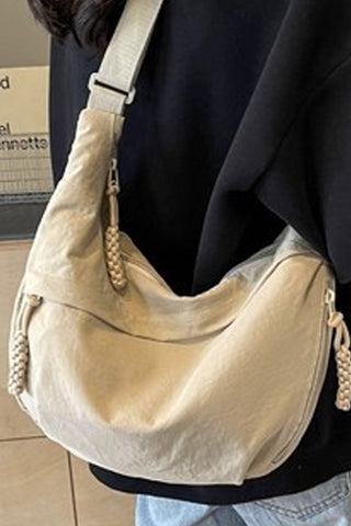 Crescent Crossbody Bag-Tote Bag-Zenana-Summit Lane Boutique, Women's Apparel and Gifts located in Grand Rapids, MI