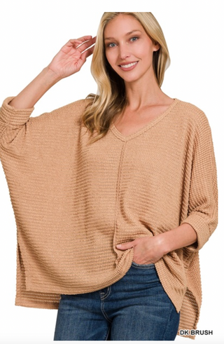 Joanna Dolman Sleeve Top-Short Sleeves-Zenana-Summit Lane Boutique, Women's Apparel and Gifts located in Grand Rapids, MI