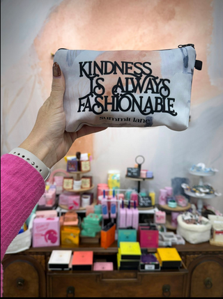 Kindness Pouch-Cosmetic Bags-Summit Lane-Summit Lane Boutique, Women's Apparel and Gifts located in Grand Rapids, MI