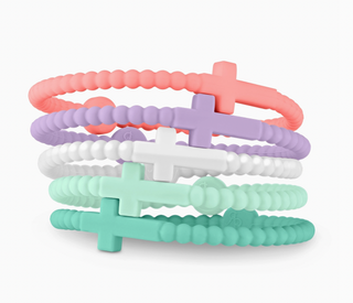 Jesus Bracelets (silicone cross bracelets)-Bracelets-Ryan & Rose-Summit Lane Boutique, Women's Apparel and Gifts located in Grand Rapids, MI