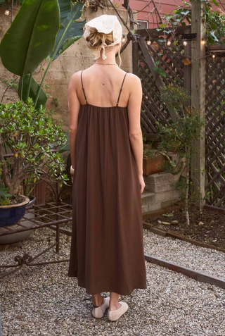 Ariana Pintuck Pleated Maxi-Dresses-Blu Pepper-Summit Lane Boutique, Women's Apparel and Gifts located in Grand Rapids, MI