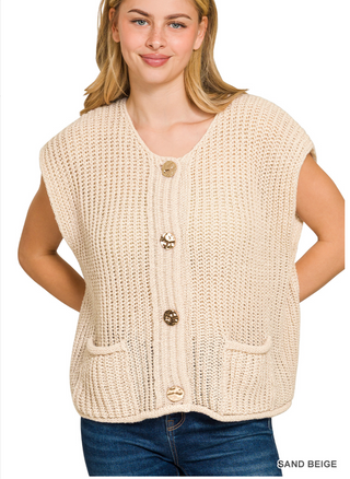 Aspen Sweater Vest-Vest-Zenana-Summit Lane Boutique, Women's Apparel and Gifts located in Grand Rapids, MI