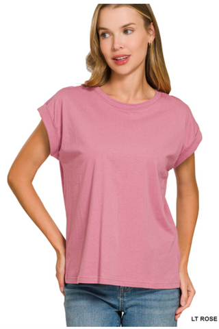 Everyday Cuffed Sleeve Tee