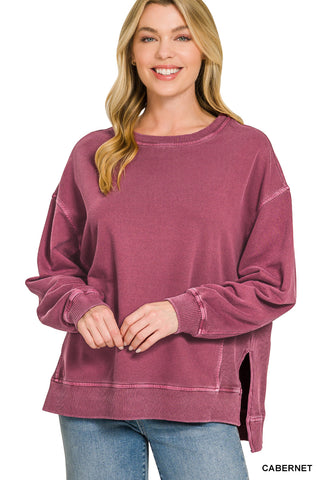 Lucy Pullover-Sweatshirt-Zenana-Summit Lane Boutique, Women's Apparel and Gifts located in Grand Rapids, MI