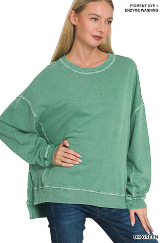 Lucy Pullover-Sweatshirt-Zenana-Summit Lane Boutique, Women's Apparel and Gifts located in Grand Rapids, MI