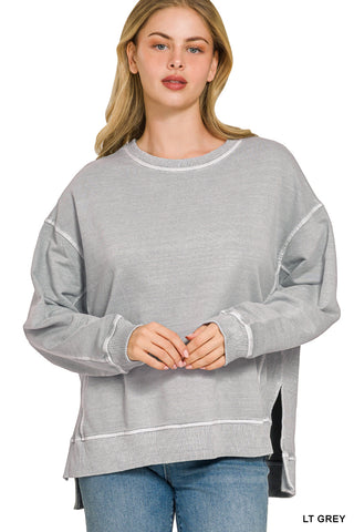 Lucy Pullover-Sweatshirt-Zenana-Summit Lane Boutique, Women's Apparel and Gifts located in Grand Rapids, MI