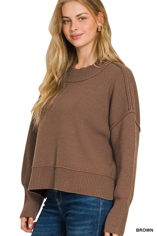 Mallory Sweater-Sweater-Zenana-Summit Lane Boutique, Women's Apparel and Gifts located in Grand Rapids, MI