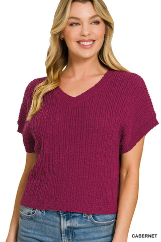 River Textured Sweater Top-Sleeveless-Zenana-Summit Lane Boutique, Women's Apparel and Gifts located in Grand Rapids, MI