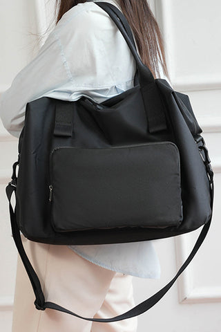 Packable folding duffle tote bag-Handbags-Zenana-Summit Lane Boutique, Women's Apparel and Gifts located in Grand Rapids, MI