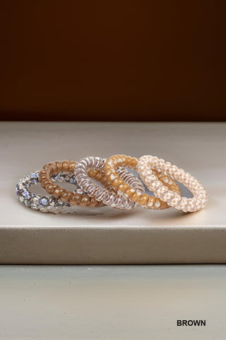 Coil Hair Ties-Hair Accessories-Zenana-Summit Lane Boutique, Women's Apparel and Gifts located in Grand Rapids, MI