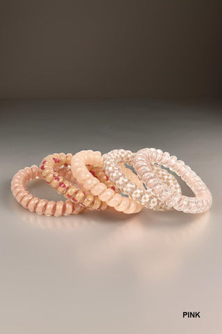 Coil Hair Ties-Hair Accessories-Zenana-Summit Lane Boutique, Women's Apparel and Gifts located in Grand Rapids, MI