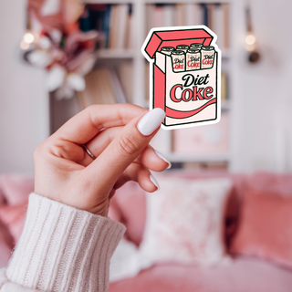 Diet Coke Fridge Pack Sticker-Stickers-inviting affairs paperie-Summit Lane Boutique, Women's Apparel and Gifts located in Grand Rapids, MI
