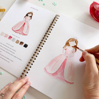 Fairytale watercolor workbook-Stationary-emily lex studio-Summit Lane Boutique, Women's Apparel and Gifts located in Grand Rapids, MI