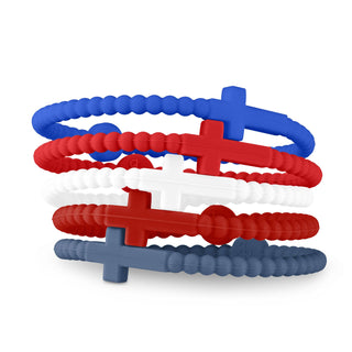 Jesus Bracelets (silicone cross bracelets)-Bracelets-Ryan & Rose-Summit Lane Boutique, Women's Apparel and Gifts located in Grand Rapids, MI