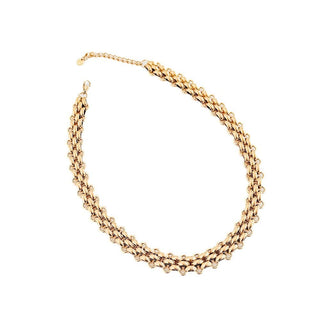 Elise Woven Chain Necklace - WATERPROOF-Pretty Simple-Summit Lane Boutique, Women's Apparel and Gifts located in Grand Rapids, MI