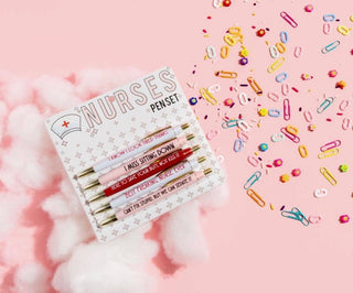Nurses Pen Set-Stationary Supplies-FUN CLUB-Summit Lane Boutique, Women's Apparel and Gifts located in Grand Rapids, MI