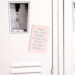 Licked the Spoon Rectangle Magnet-Onderkast Studio-Summit Lane Boutique, Women's Apparel and Gifts located in Grand Rapids, MI