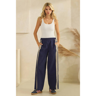 Paisley Track Pants-Lounge Pants-Veveret-Summit Lane Boutique, Women's Apparel and Gifts located in Grand Rapids, MI