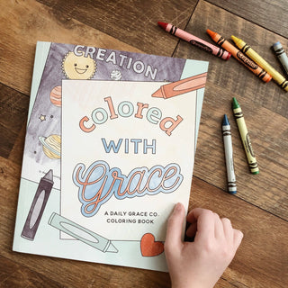 Colored With Grace - Kids Coloring Book-Stationary-The Daily Grace Co-Summit Lane Boutique, Women's Apparel and Gifts located in Grand Rapids, MI