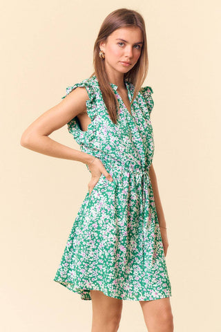 Pretty as a Picnic Dress-Dresses-Doe and Rae-Summit Lane Boutique, Women's Apparel and Gifts located in Grand Rapids, MI