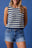 WHITE-NAVY STRIPE