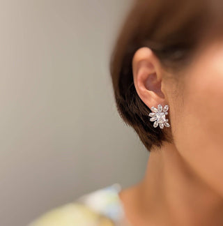 Shine Crusted Jewel Stud Earrings-Earrings-Ellison+Young-Summit Lane Boutique, Women's Apparel and Gifts located in Grand Rapids, MI