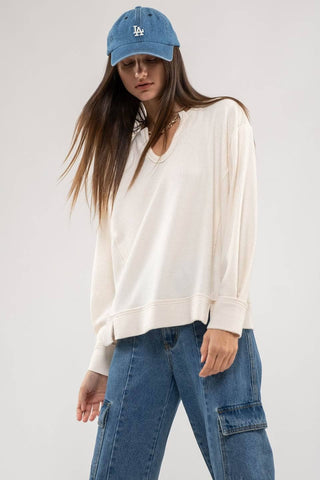 Take Me Back Top-Long Sleeves-Blu Pepper-Summit Lane Boutique, Women's Apparel and Gifts located in Grand Rapids, MI
