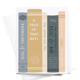 A Tale of Two BFFs Greeting Card-Greeting Cards-Onderkast Studio-Summit Lane Boutique, Women's Apparel and Gifts located in Grand Rapids, MI