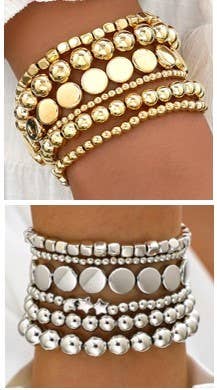 Stretch Stack Bracelet-JOSSLYN by Wall to Wall-Summit Lane Boutique, Women's Apparel and Gifts located in Grand Rapids, MI