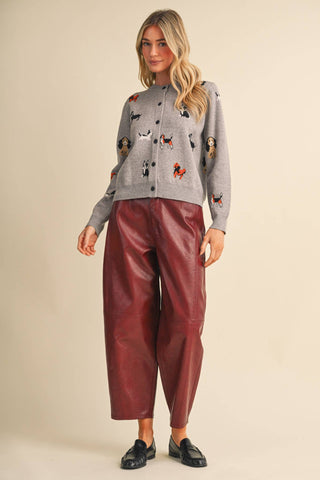 Puppy Love Knit Cardigan-Cardigans-&MERCI-Summit Lane Boutique, Women's Apparel and Gifts located in Grand Rapids, MI