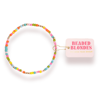 Rainbow Sprinkle Bracelet-Bracelets-Beaded Blondes-Summit Lane Boutique, Women's Apparel and Gifts located in Grand Rapids, MI