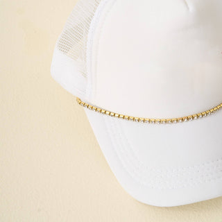Trucker Hat Chain-Crystal Gem-Hat Chains-The Darling Effect-Summit Lane Boutique, Women's Apparel and Gifts located in Grand Rapids, MI
