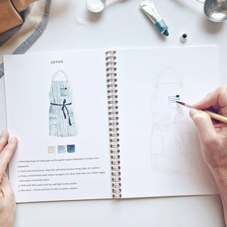 Baking watercolor workbook-Stationary-emily lex studio-Summit Lane Boutique, Women's Apparel and Gifts located in Grand Rapids, MI